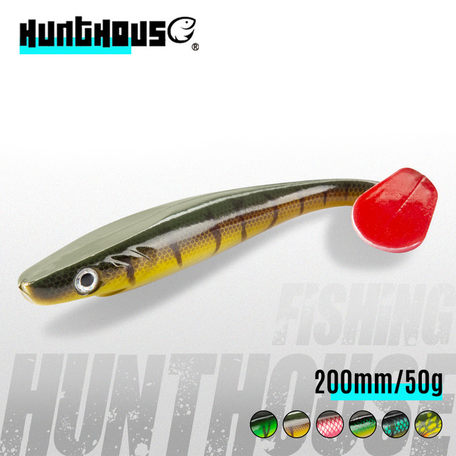 Silicone Paint Printing Lure, Hunthouse Fishing Shads